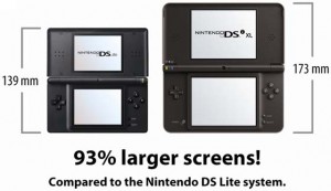 DSi vs DSi XL - Size Comparison