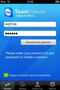 TeamViewer iPhone / iPod Touch App