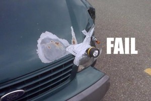 Funny Picture: Car With Broken Headlight